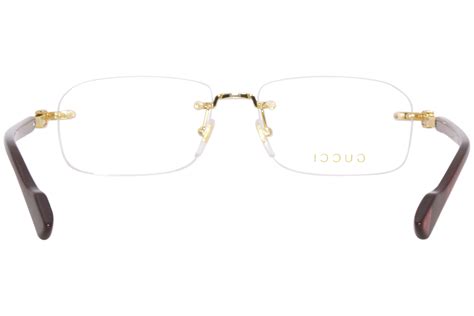 gucci eyeglasses rimless|authentic gucci eyeglasses.